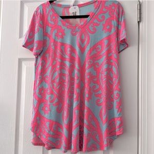 Honeyme Tee Hot Pink NWT Size Large